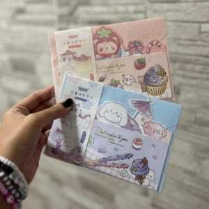 Conjunto papel de carta + envelope Kawaii